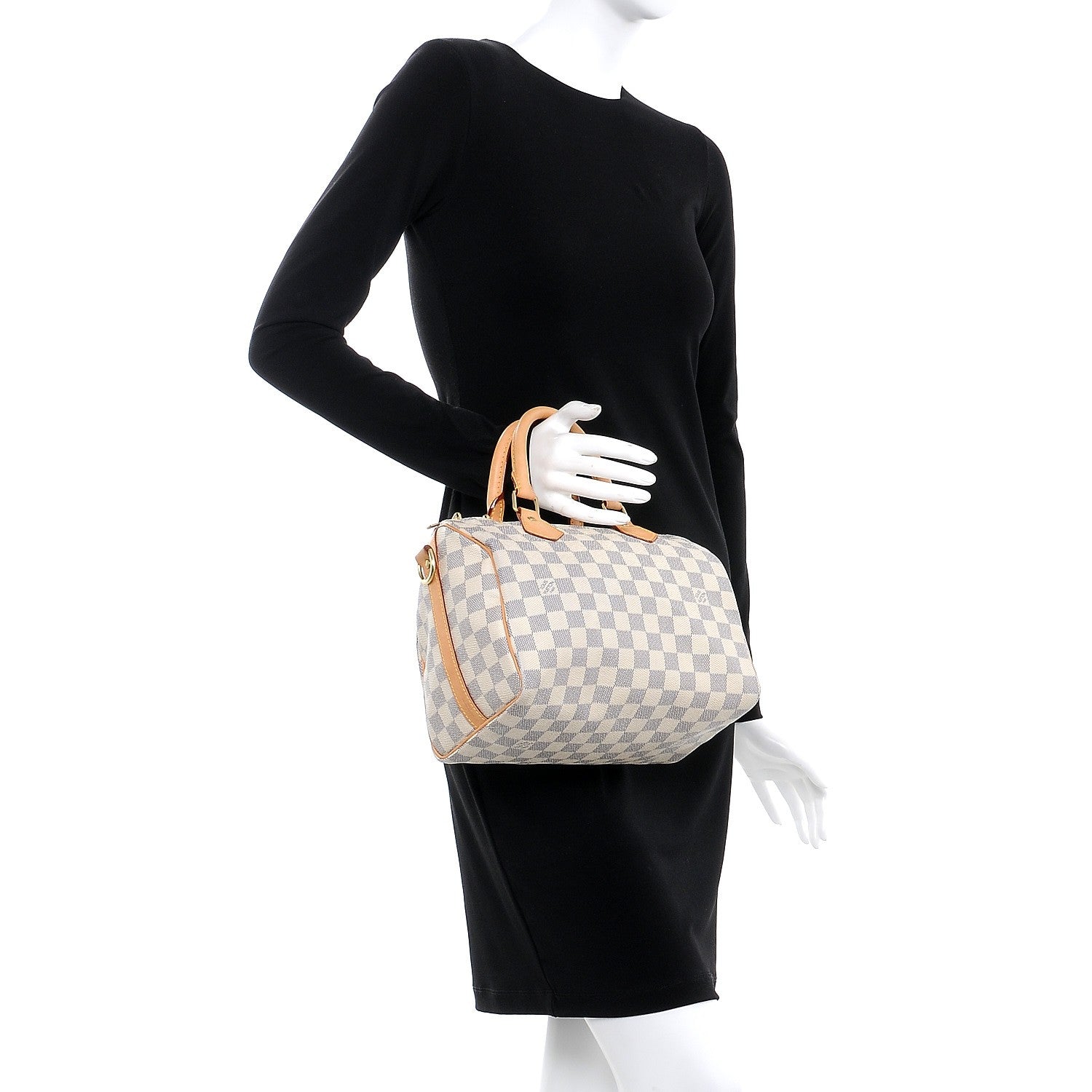 Louis Vuitton Damier Azur Speedy Bandouliere 25 3 of 16
