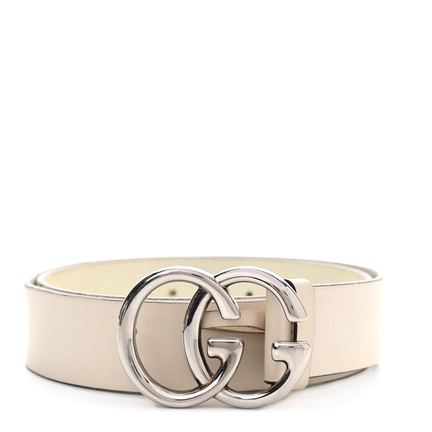 Calfskin Double G Belt 95 38 White