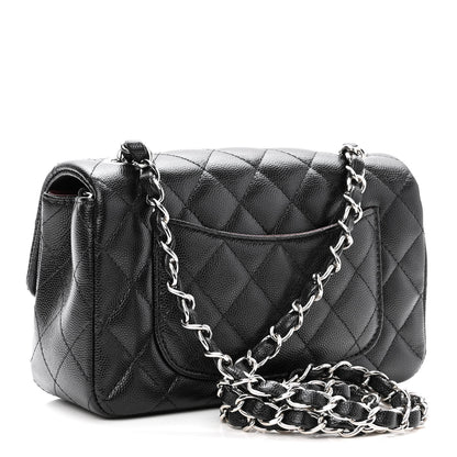 Chanel Caviar Quilted Mini Rectangular Flap Black 3 of 10