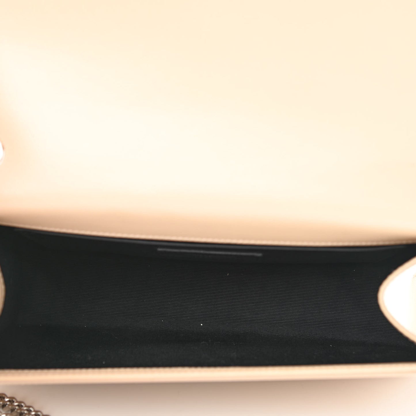 Grain De Poudre Medium Classic Monogram Kate Satchel Sable Beige