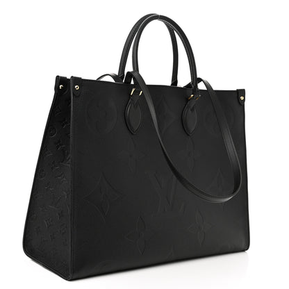 Louis Vuitton Empreinte Monogram Giant Onthego GM Black 3 of 9