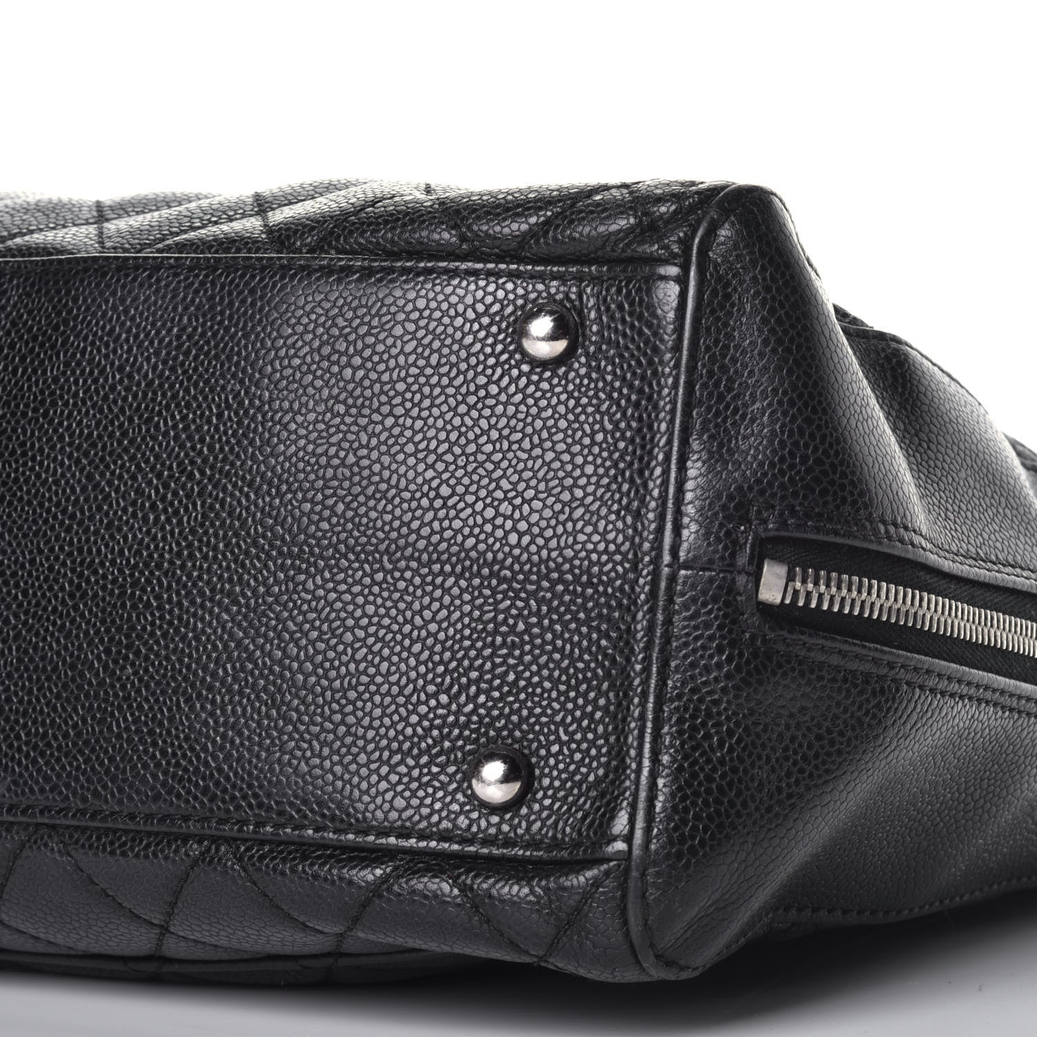 Chanel Caviar Quilted Bowler Black 8 of 8