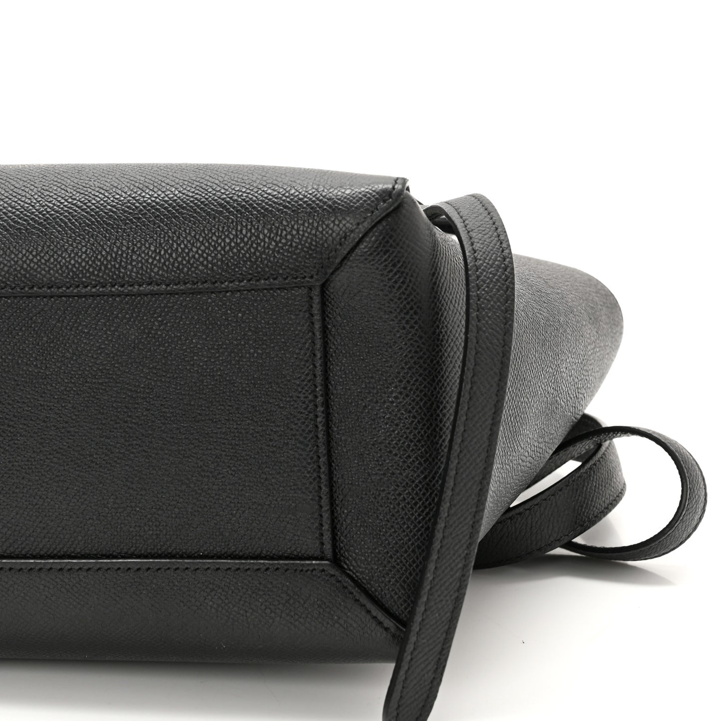 Grained Calfskin Mini Belt Bag Black