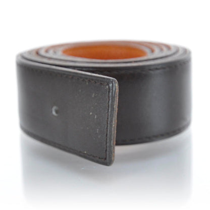 Hermes Box Togo Reversible Belt Strap Brown Orange 100 1 of 5
