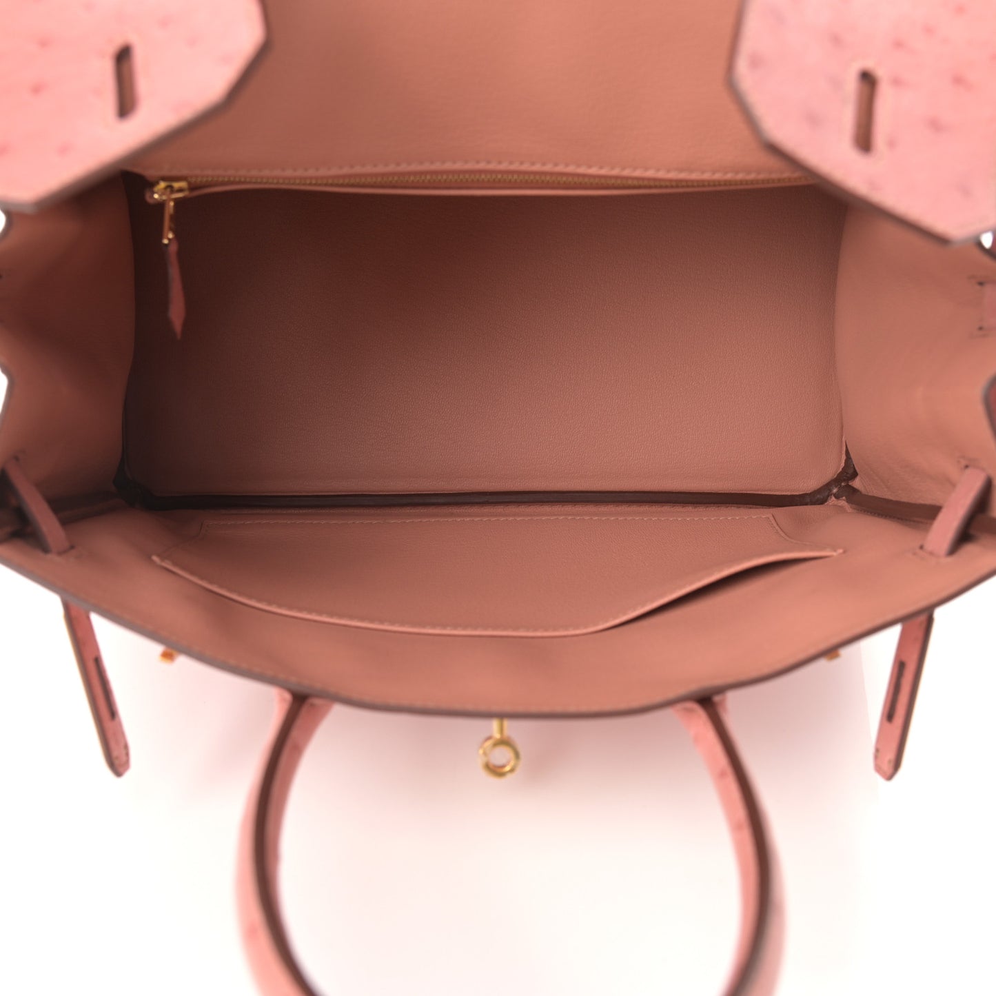 Ostrich Birkin 30 Terre Cuite