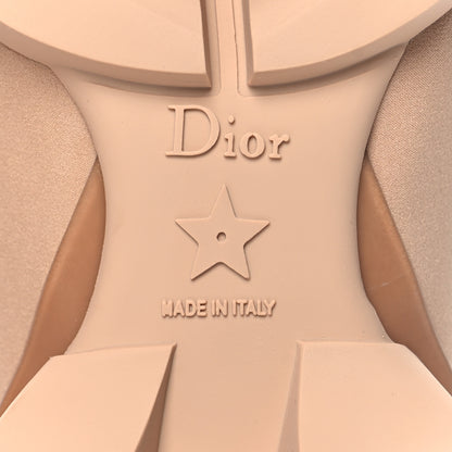 Christian Dior Neoprene Rubber Womens D-Connect Sneakers 37 Nude 8 of 9