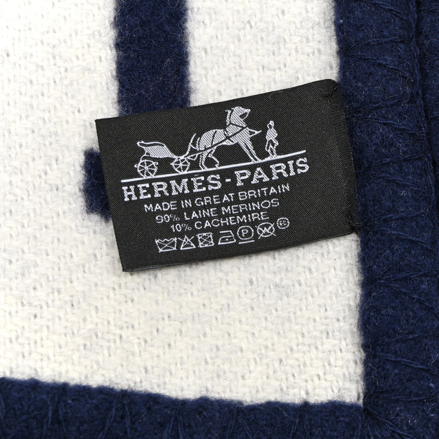 Wool Cashmere Avalon III Blanket Caban Ecru
