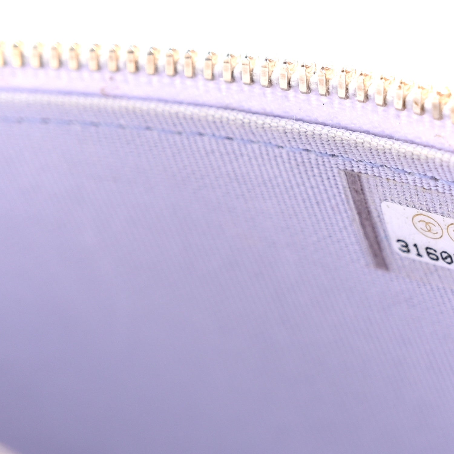 Chanel Lambskin Quilted Top Handle Mini Vanity Case With Chain Lilac 7 of 10