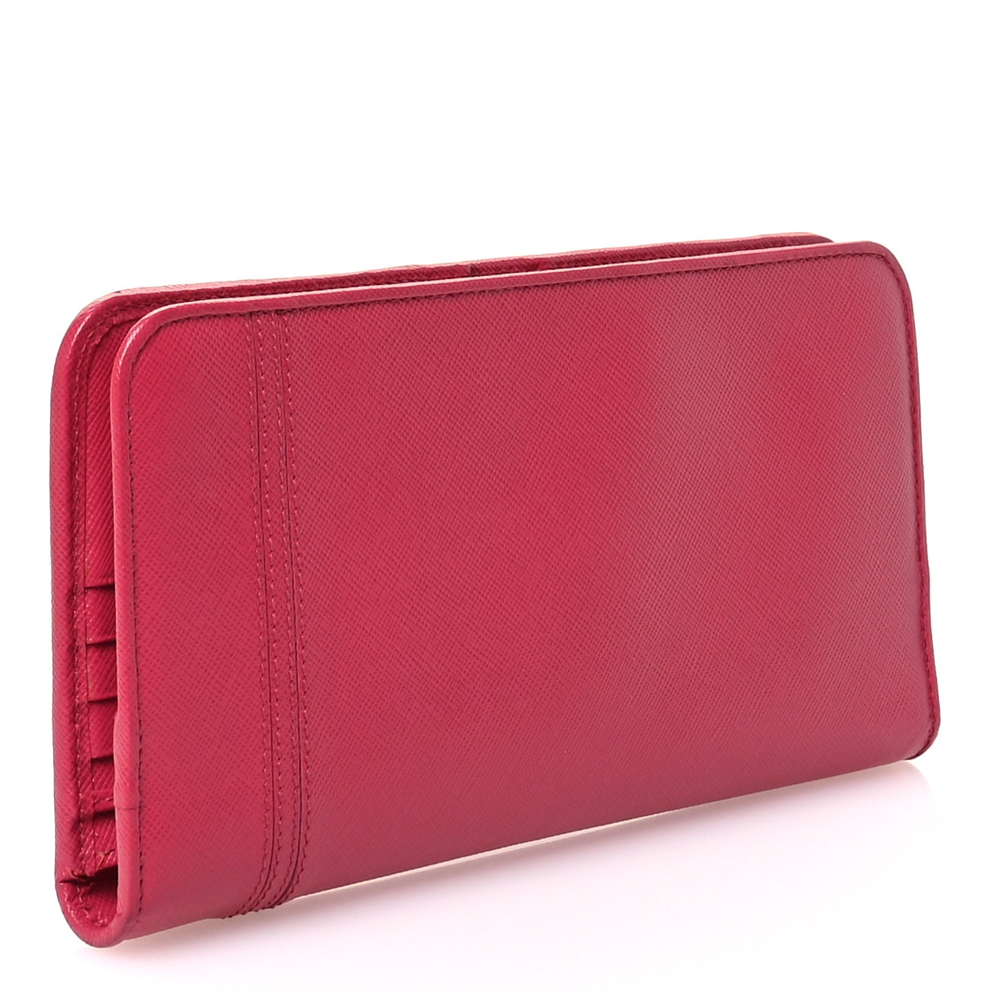 Saffiano Continental Double Snap Wallet  Peonia