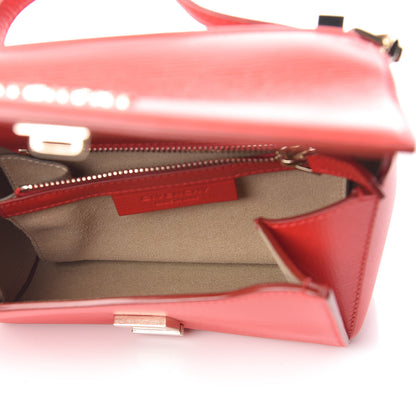 Givenchy Textured Calfskin Mini Pandora Box Chain Crossbody Bag Medium Red 5 of 13
