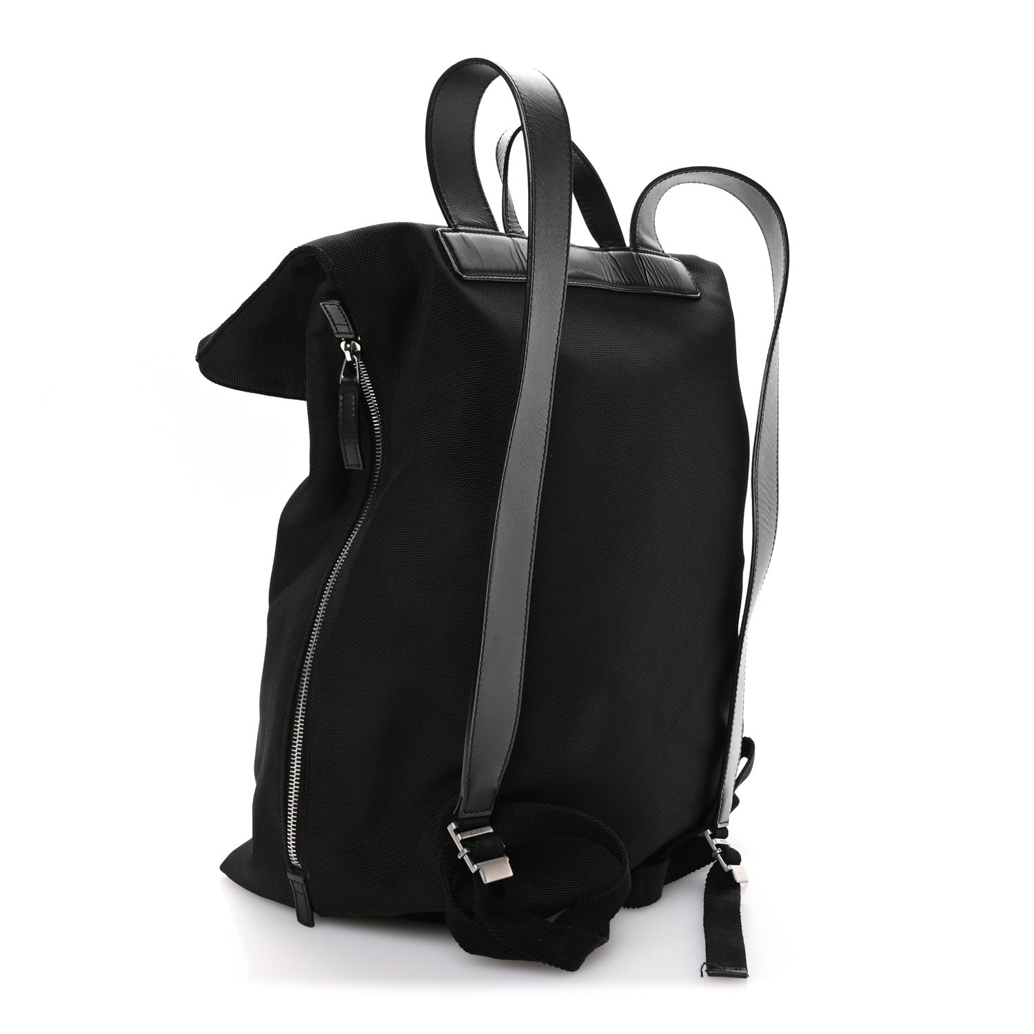 Gucci Techno Canvas Web Single Buckle Backpack Black 3 of 11