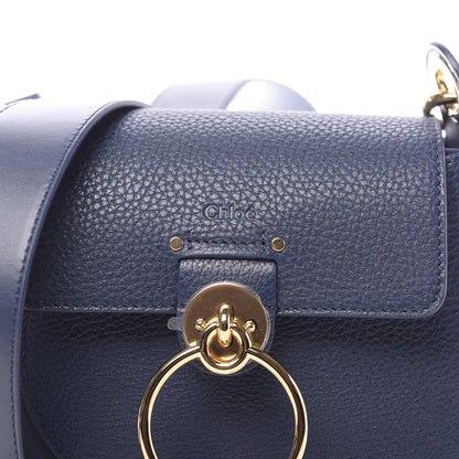 Chloe Calfskin Small Tess Bag Deep Ocean Blue 11 of 11