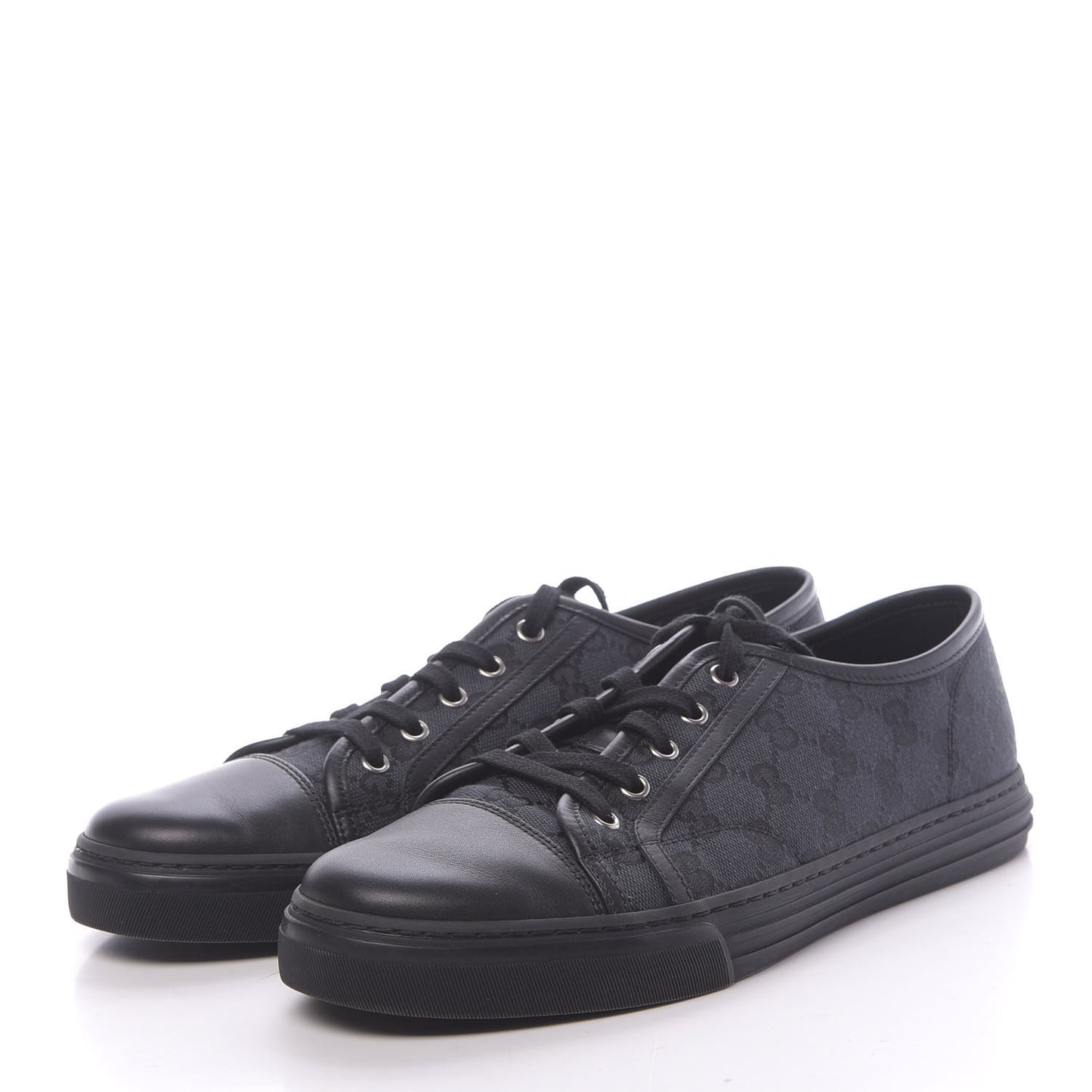 Monogram Mens Sneakers 8 Black Piombo