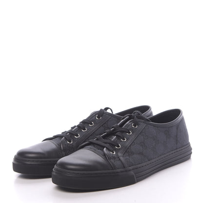Gucci Monogram Mens Sneakers 8 Black Piombo 3 of 8