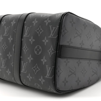 Louis Vuitton Monogram Eclipse Reverse Keepall Bandouliere 35 Black 8 of 10