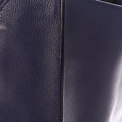 Balenciaga Calfskin Papier A4 Zip Around Plate Tote Bleu Indigo 20 of 20