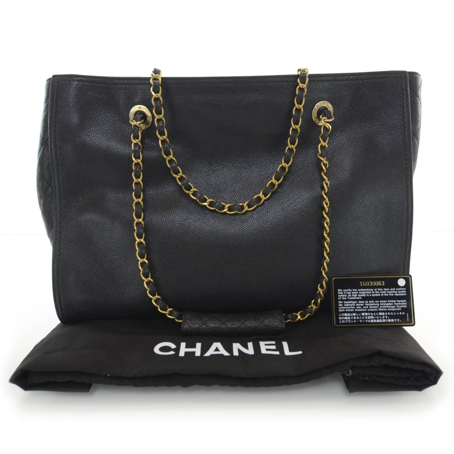 Caviar Large Reissue Tote Black
