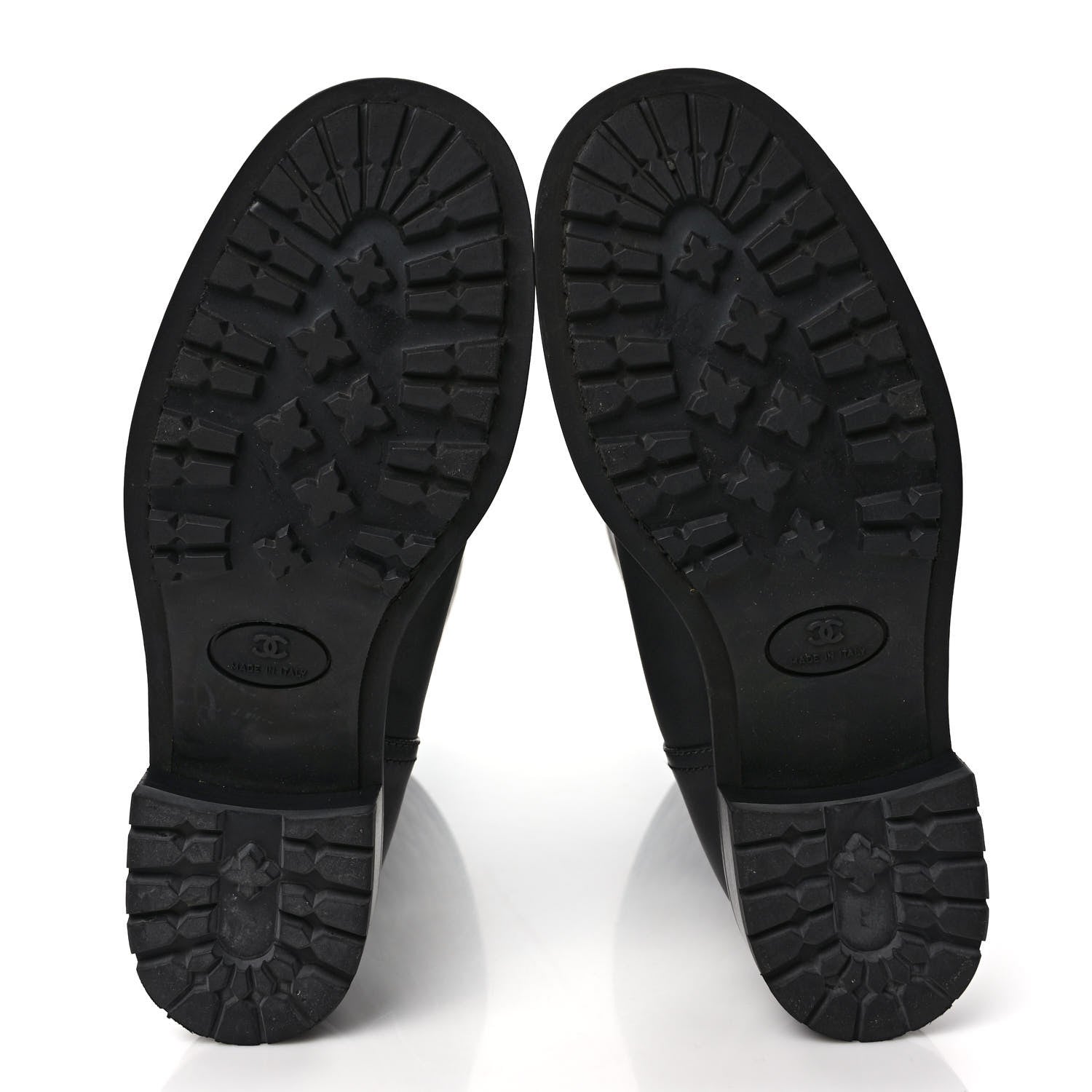 Chanel Oily Calfskin Quilted High Boots 39.5 Black 5 of 9