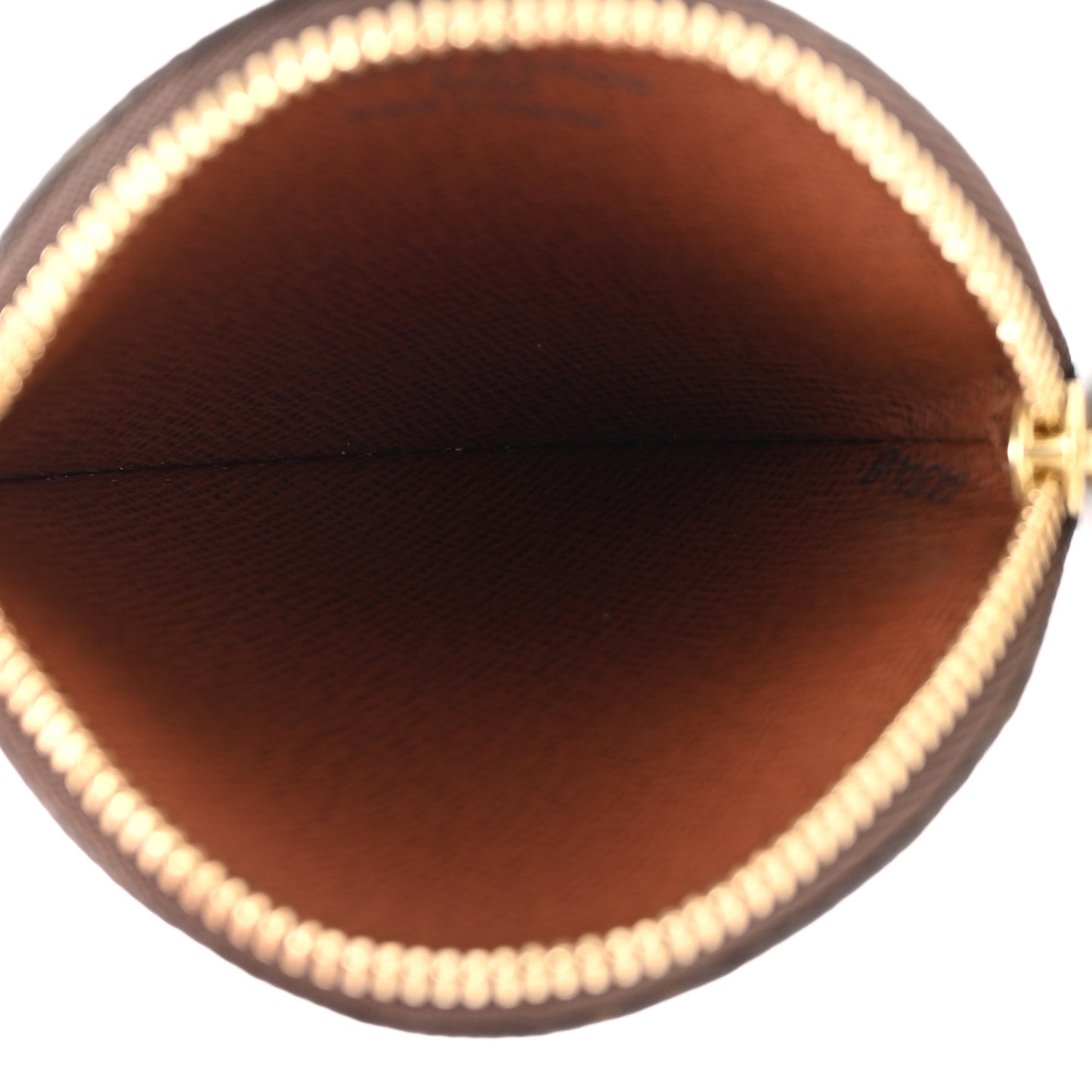 Monogram Round Coin Purse