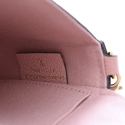 Louis Vuitton Empreinte Pochette Felicie Chain Wallet Rose Poudre 5 of 12