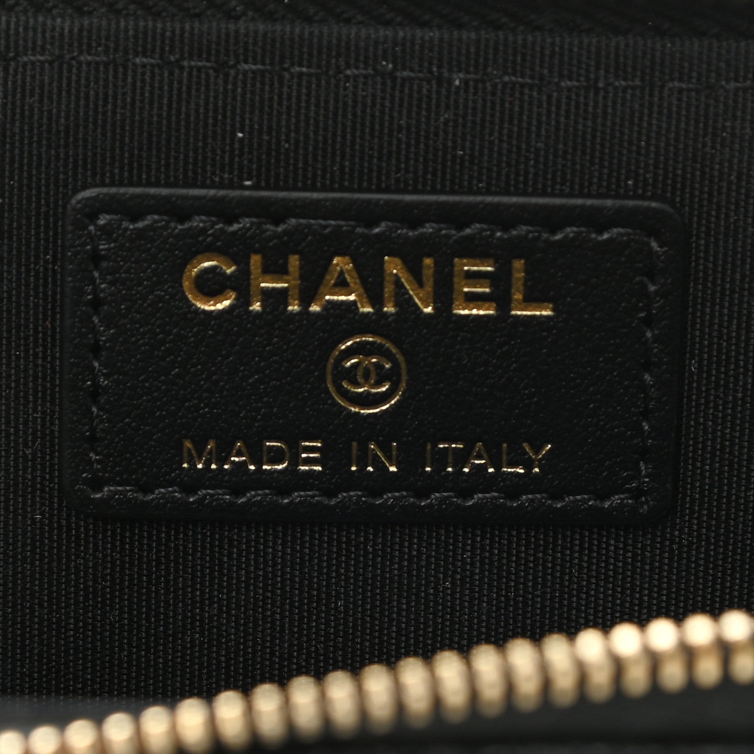 Chanel Caviar Camellia Embossed Key Holder Case Black 6 of 8