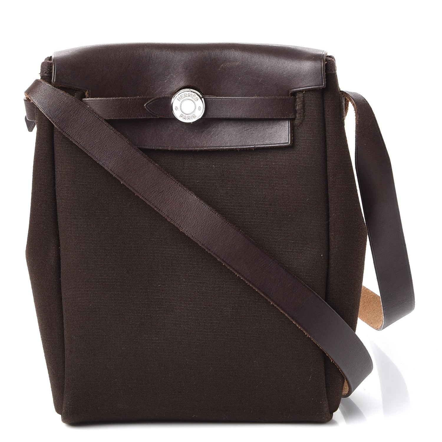 Hermes Toile Herbag TPM Havane Etoupe 1 of 11