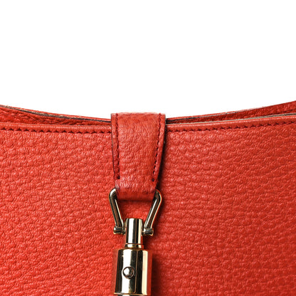 Gucci Calfskin Small Jackie O Hobo Dark Orange 12 of 12