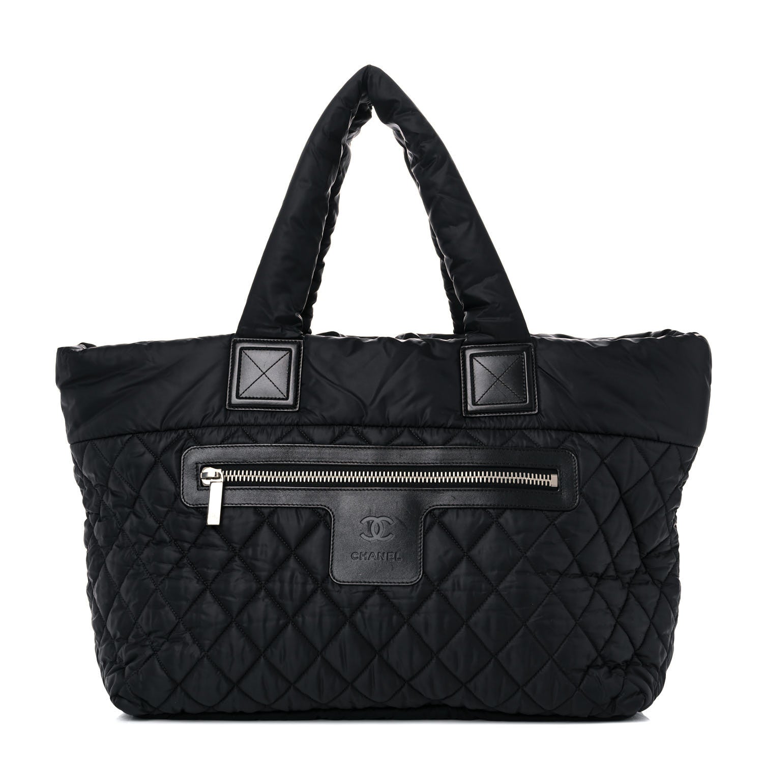 Chanel Nylon Quilted Large Coco Cocoon Tote Black 1 of 9