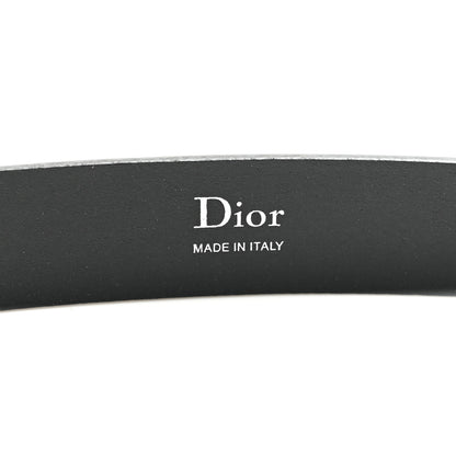 Christian Dior Calfskin Medaillon 25mm Belt 95 38 Black 5 of 6