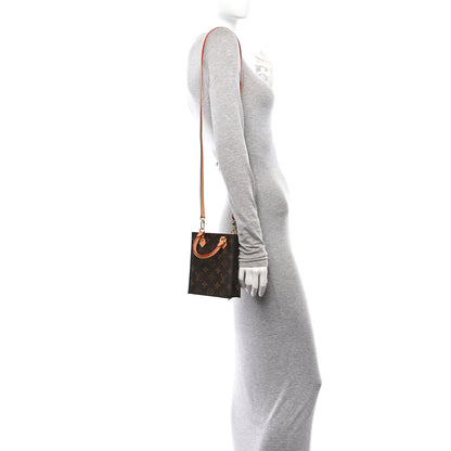 Louis Vuitton Monogram Petit Sac Plat 2 of 10