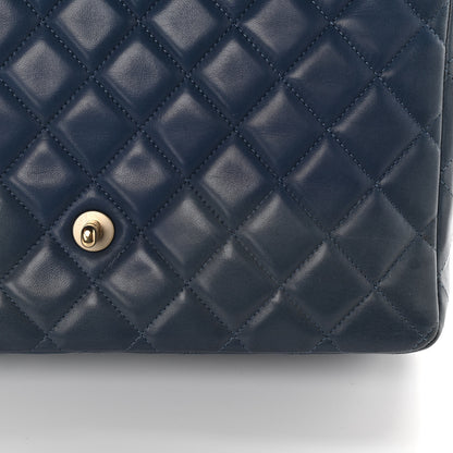 Chanel Lambskin Quilted Jumbo Single Flap Light Blue 12 of 15