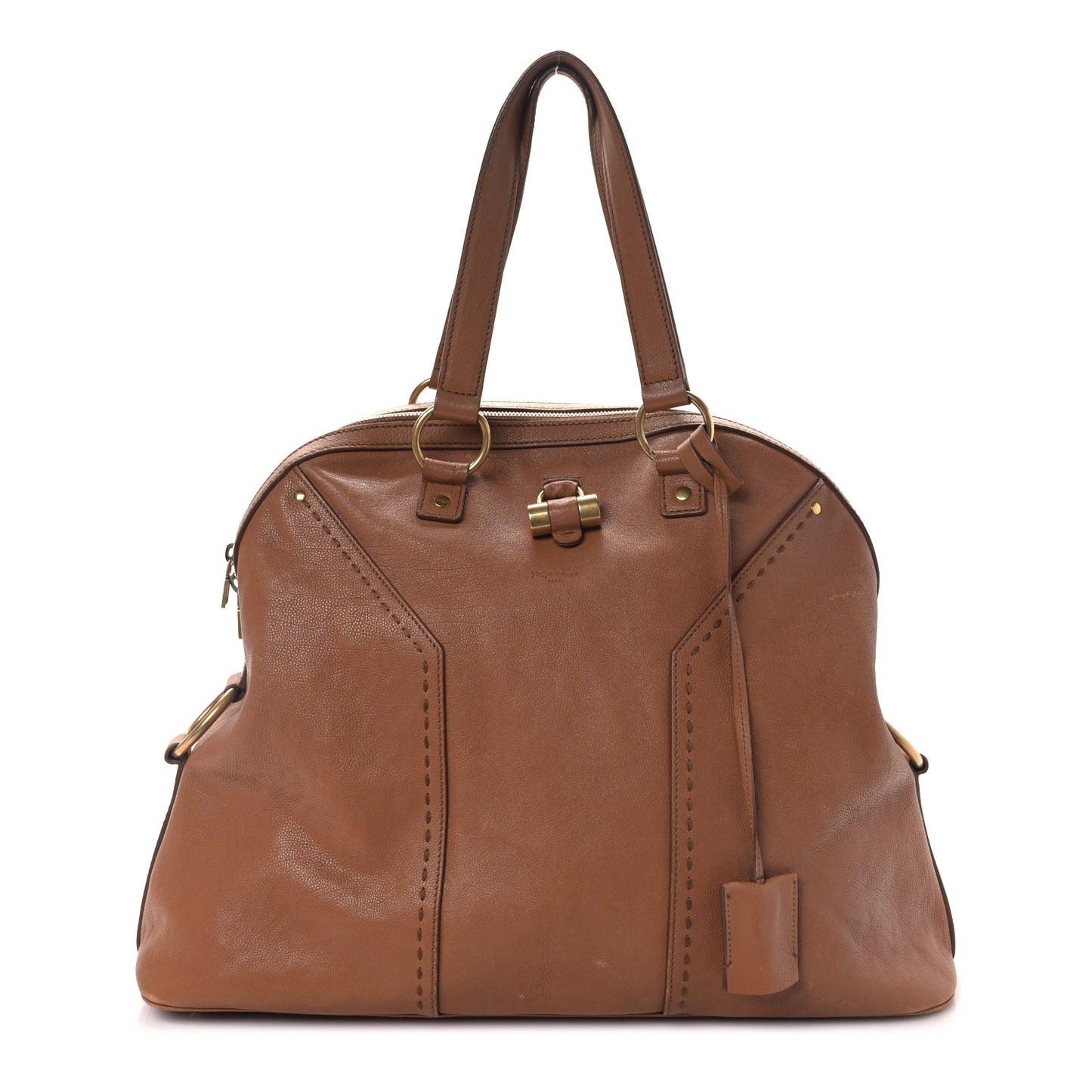 Calfskin Oversized Muse Brown