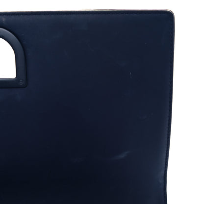 Christian Dior Ultra Matte Calfskin Studded Medium Diorama Flap Bag Blue 17 of 19