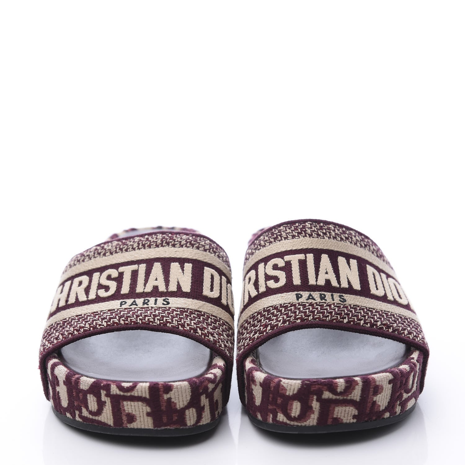 Christian Dior Oblique D-Way Platform Sandal 37 Deep Amaranth 3 of 10
