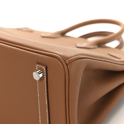 Hermes Taurillon Novillo Birkin 25 Gold 12 of 13