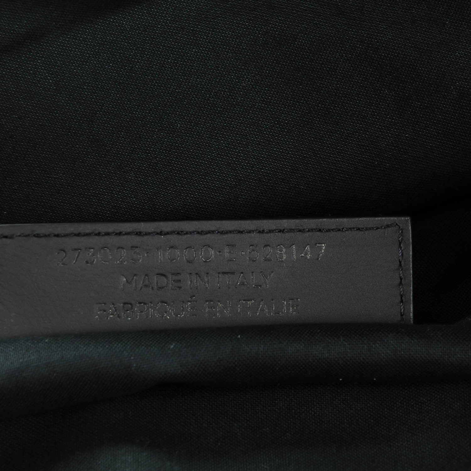 Balenciaga Rubber Calfskin Marble Clip M Black 7 of 7