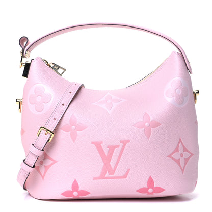 Louis Vuitton Empreinte Monogram Giant By The Pool Marshmallow Hobo PM Bouton De Rose 1 of 5
