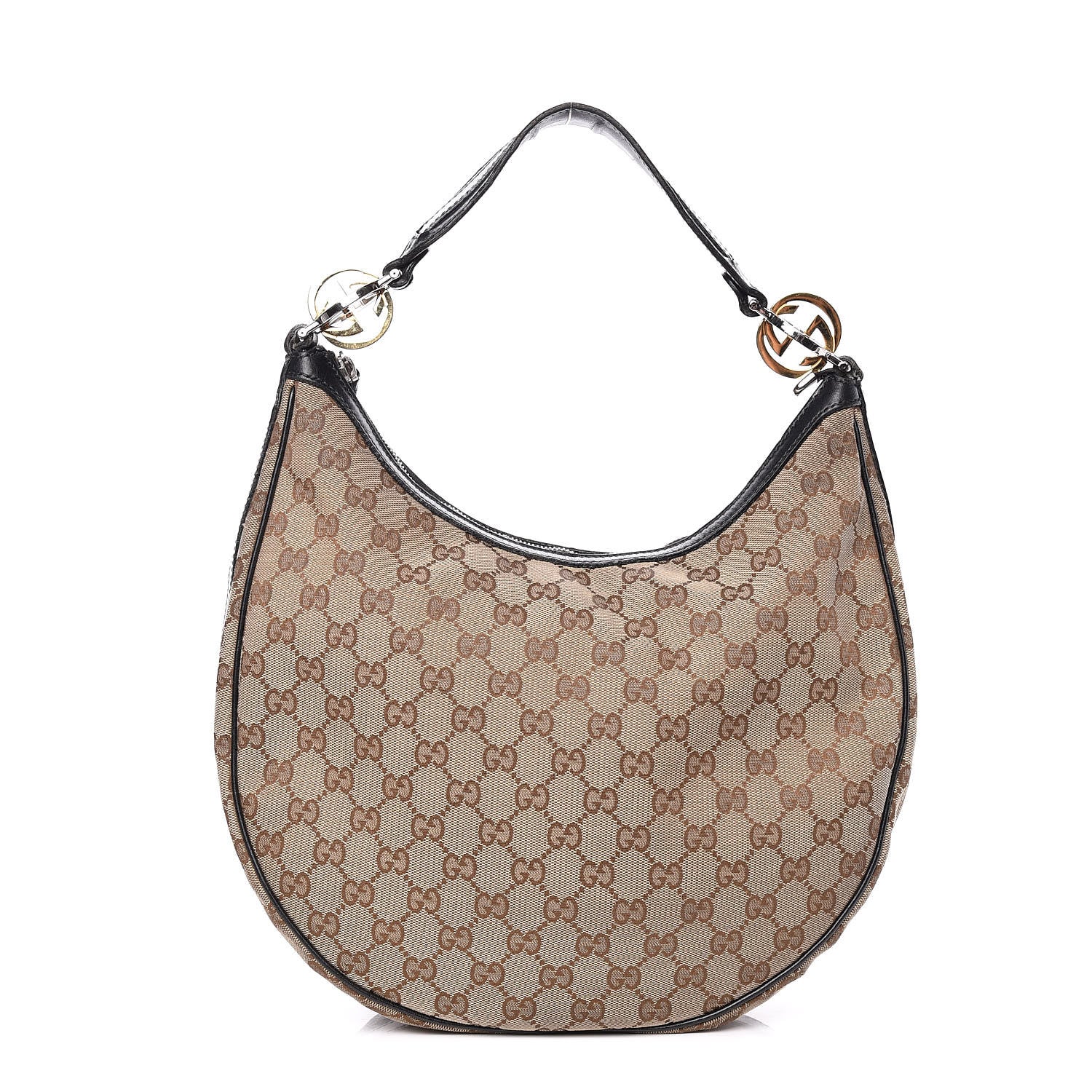 Gucci Monogram Medium GG Twins Hobo Black 1 of 20