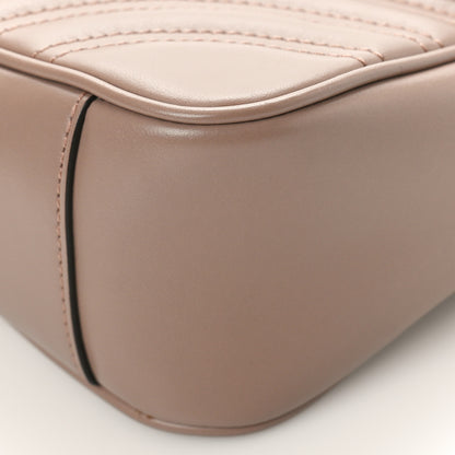 Gucci Calfskin Matelasse Small GG Marmont Shoulder Bag Porcelain Rose 9 of 9