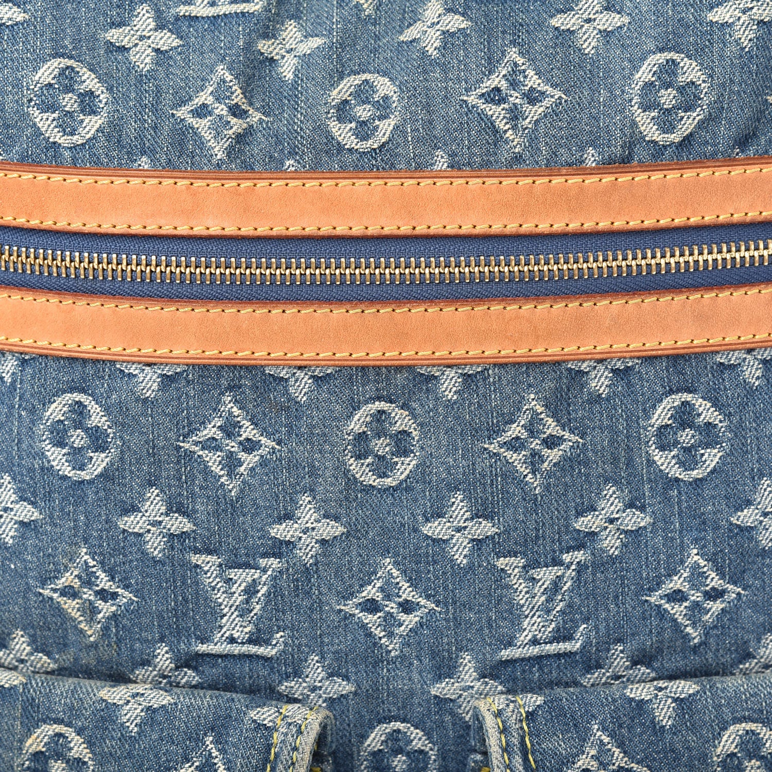 Louis Vuitton Denim Baggy GM Blue 9 of 10