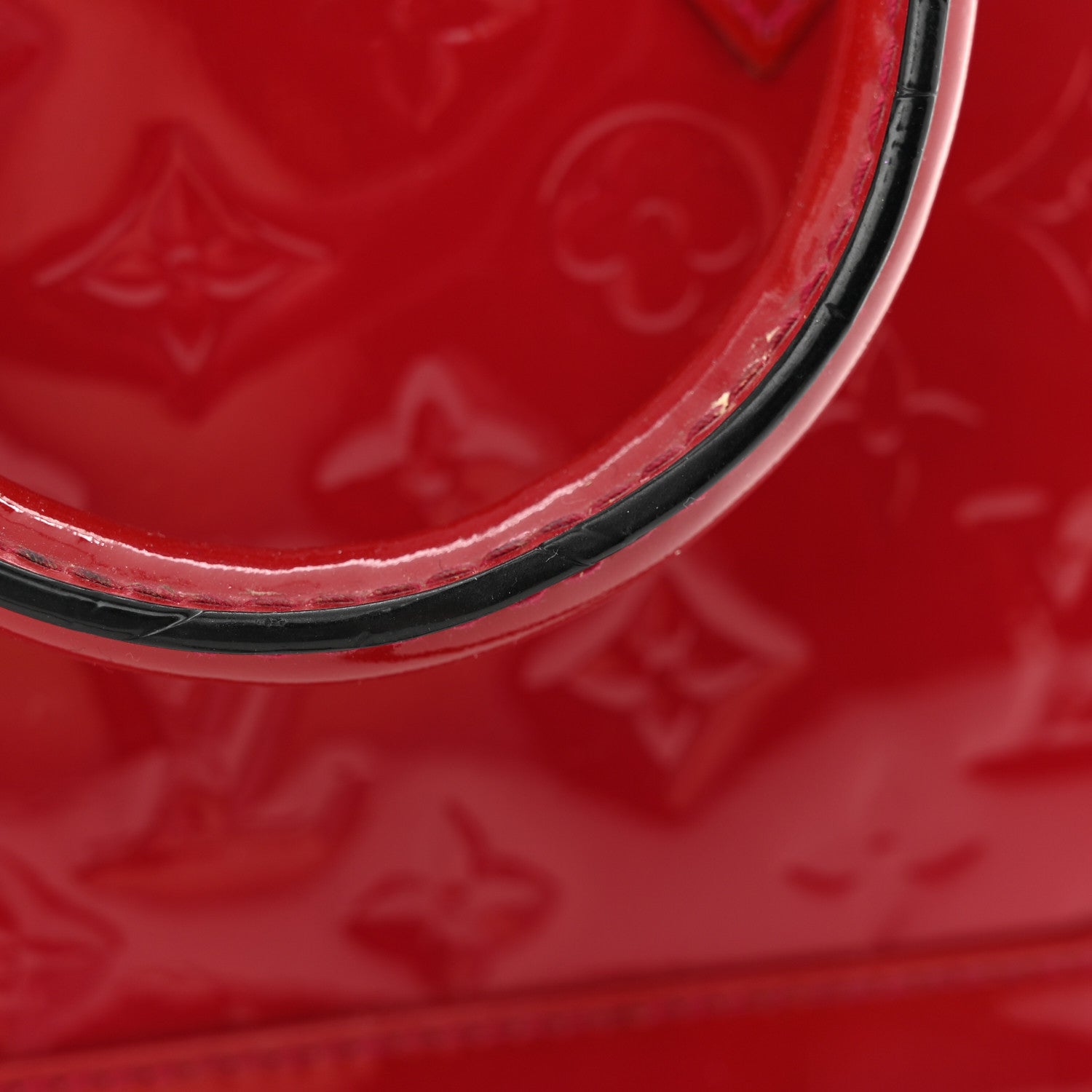 Louis Vuitton Vernis Alma BB Pomme D'Amour 16 of 16