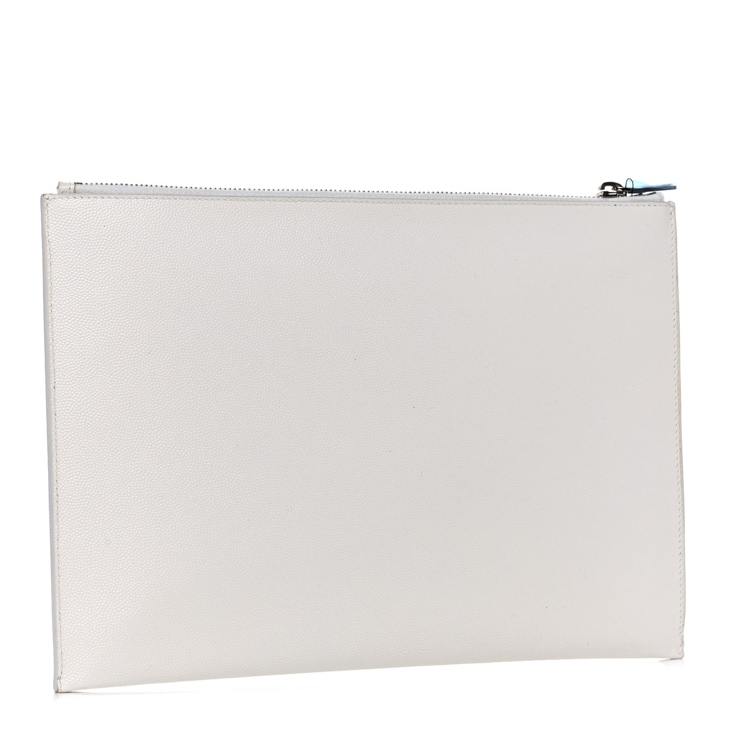 Grain de Poudre Zipped Document Holder White
