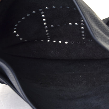 Hermes Taurillon Clemence Evelyne III PM Black 4 of 5