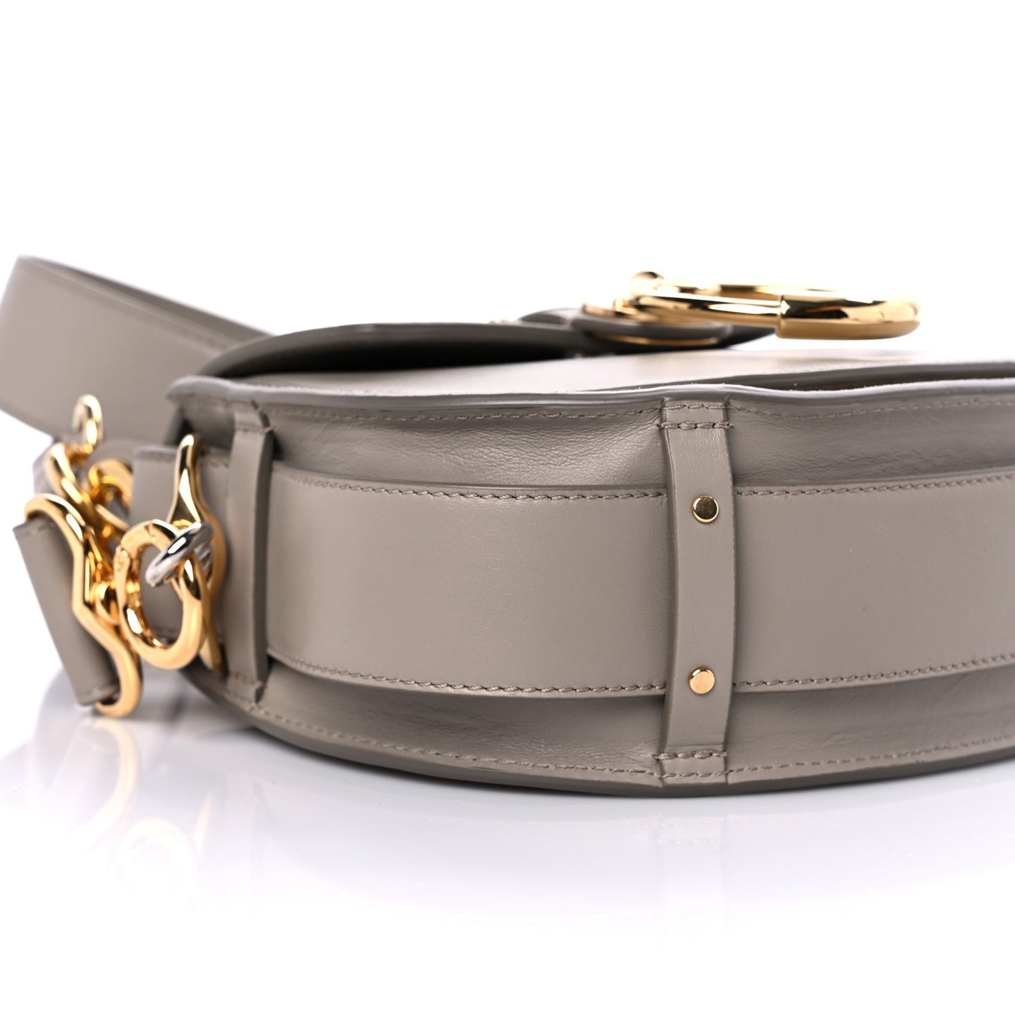Calfskin Small Tess Bag Motty Grey