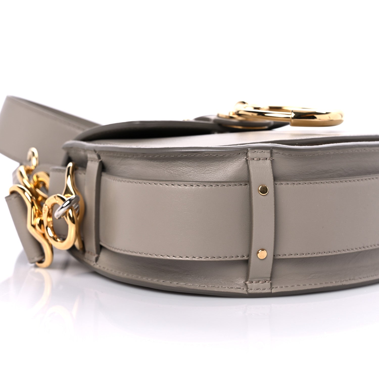 Chloe Calfskin Small Tess Bag Motty Grey 7 of 14