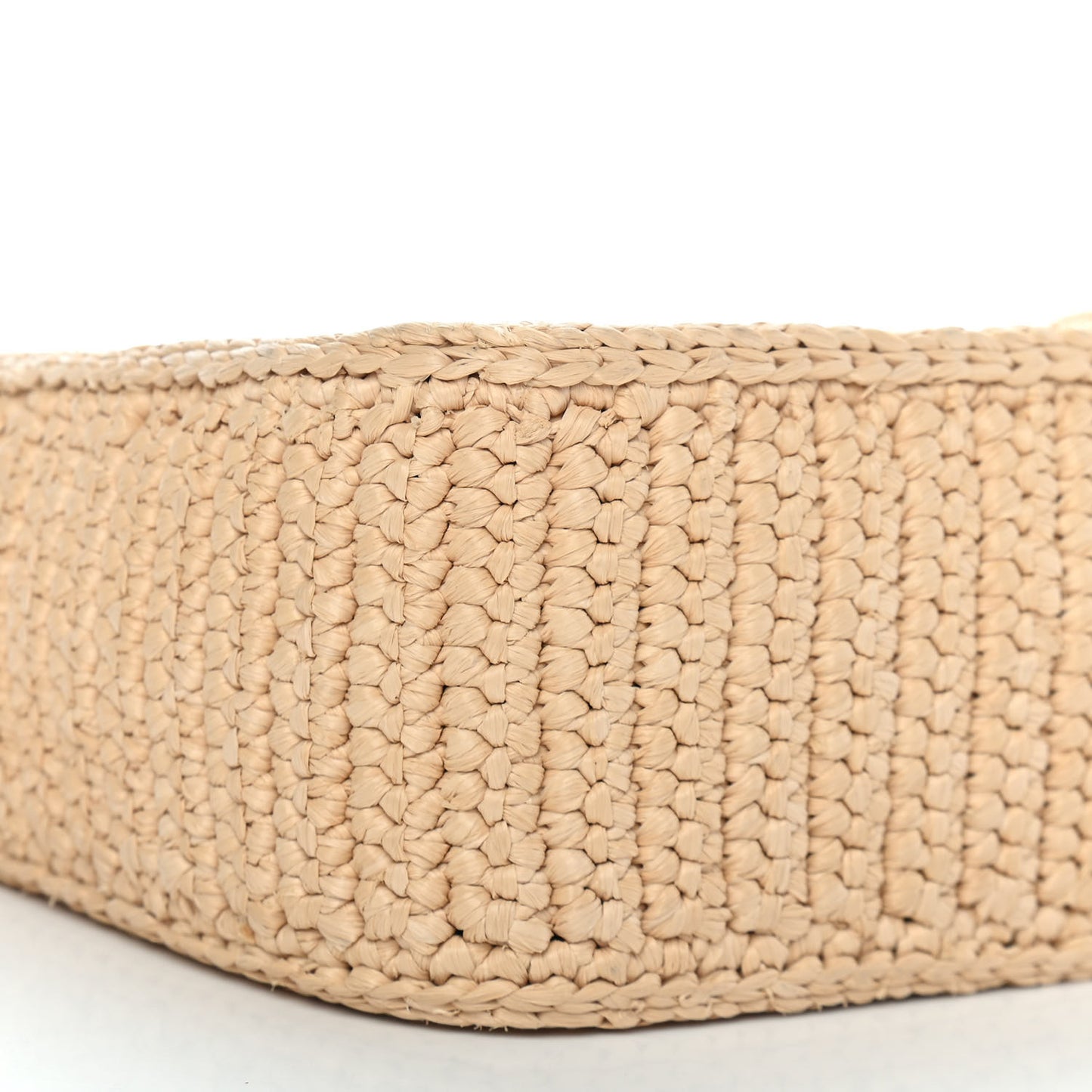 Yarn Raffia Effect Crochet Re-Edition 2005 Shoulder Bag Naturale