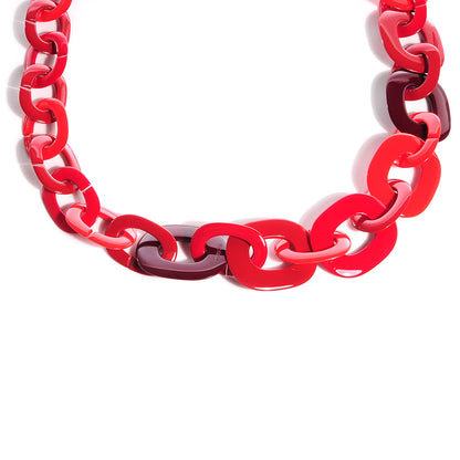Hermes Lacquered Wood Frida Necklace PM Monorouge 3 of 6