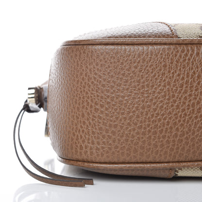 Gucci Monogram Mini Bree Messenger Bag Beige Tabacco 6 of 10
