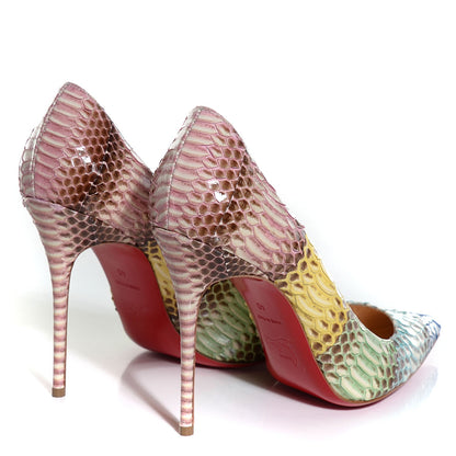 Christian Louboutin Watersnake Degrade Decollete 554 100 Pumps 40 Multicolor 4 of 7