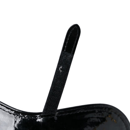 Christian Dior Patent Monogram Mini Saddle Bag Black 11 of 19